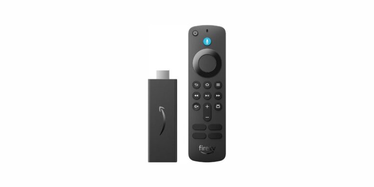 Fire TV Stick HD: A Solução Que Deu Uma Nova Vida À Minha TV Antiga! 1 Fire TV Stick HD da Amazon em cor preta ao lado do controle remoto com Alexa, mostrando o dispositivo de streaming compacto e seu controle com botão de comando de voz azul