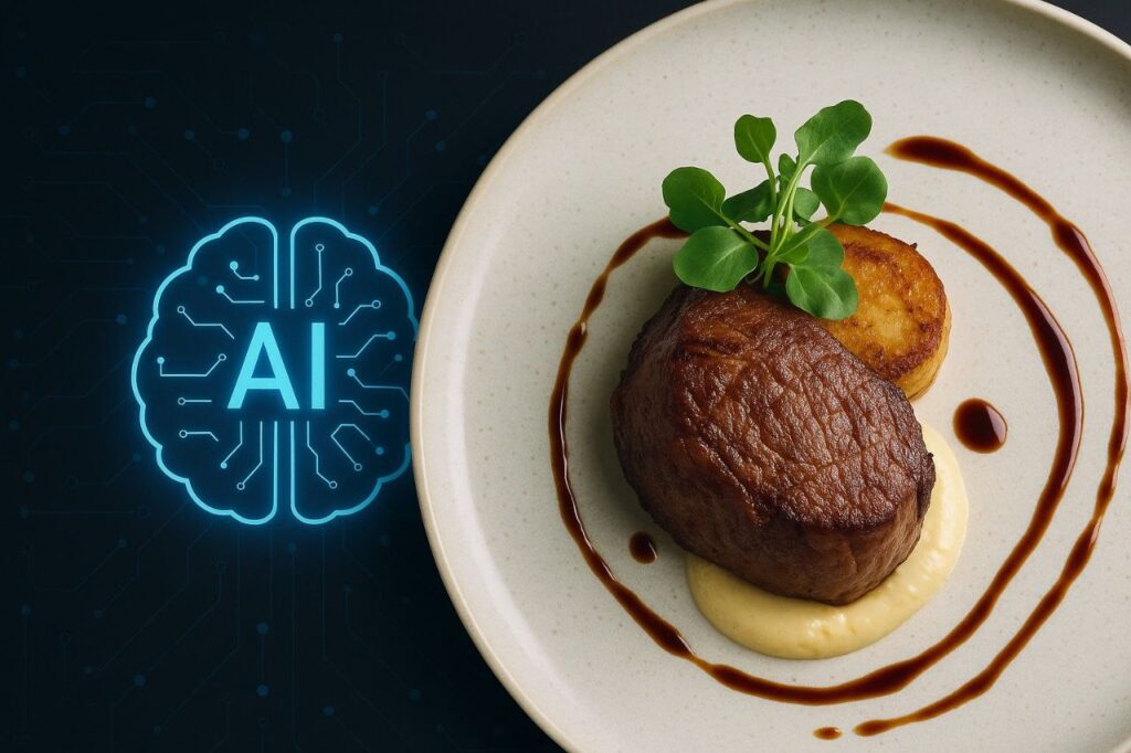 Como a inteligência artificial está reinventando as
receitas gourmet
